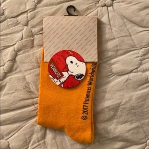 Urban Outfitters Charlie Brown/Peanuts Crew Socks